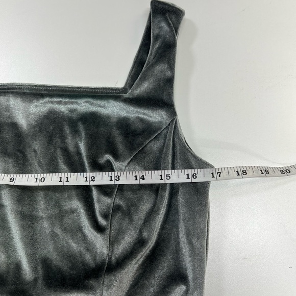 Velvet Sage Green Bustier Bodice Style Top Size Medium - Picture 4 of 11